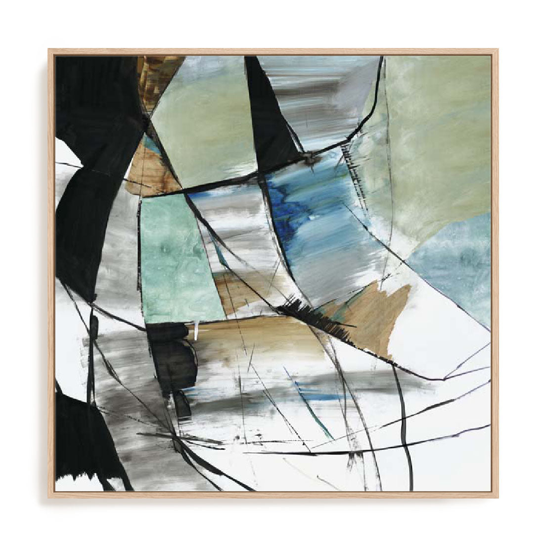 Crackled Stones Wall Art