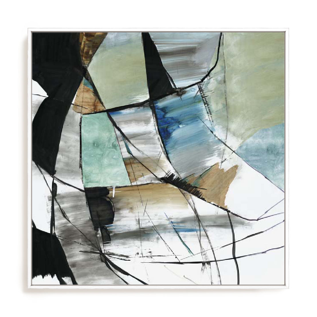 Crackled Stones Wall Art
