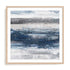 Navy Stripes I Wall Art #oran_natural-white-border