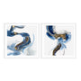 Splash Of Abstract I and II Wall Art
