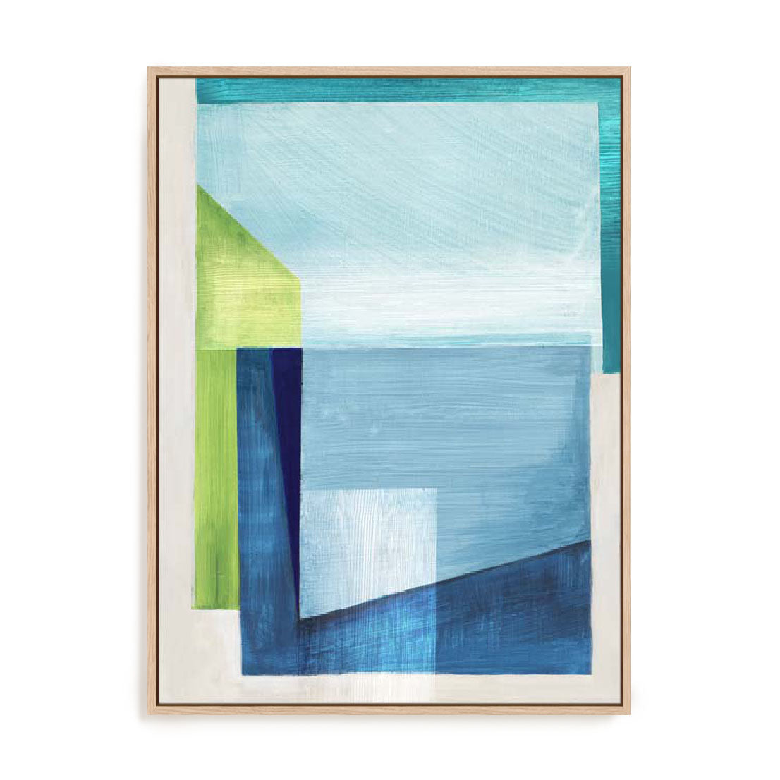 Blue Geometry II Wall Art