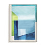 Blue Geometry II Wall Art