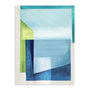 Blue Geometry II Wall Art