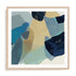 Blue Tissue Paper II Wall Art #oran_natural-white-border