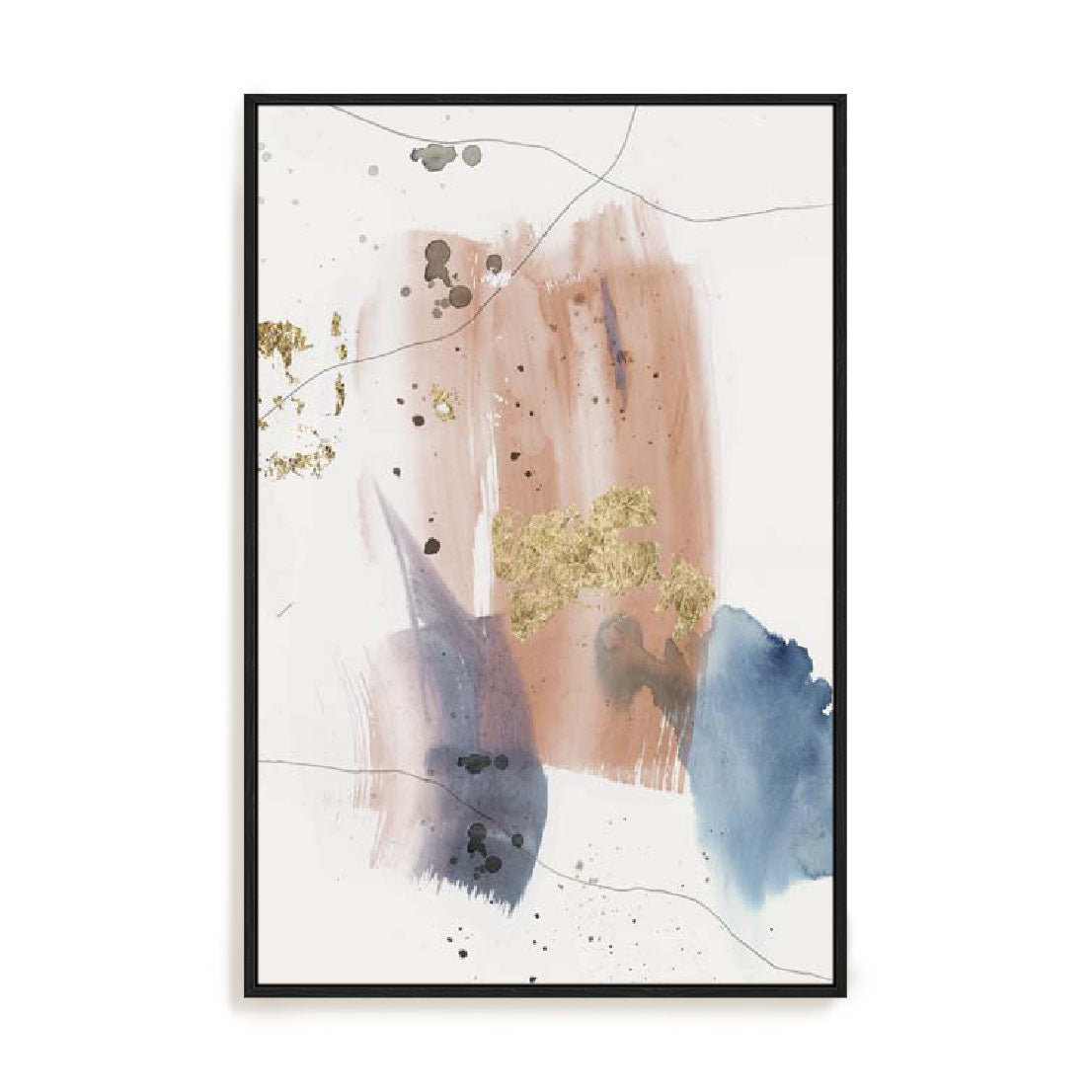 Pink Stroke I Wall Art