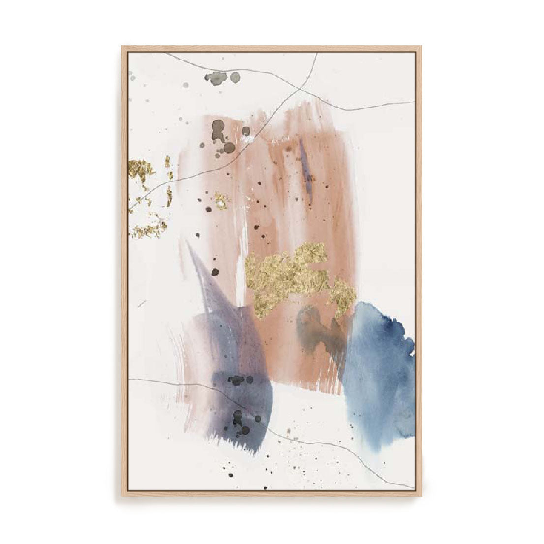 Pink Stroke I Wall Art