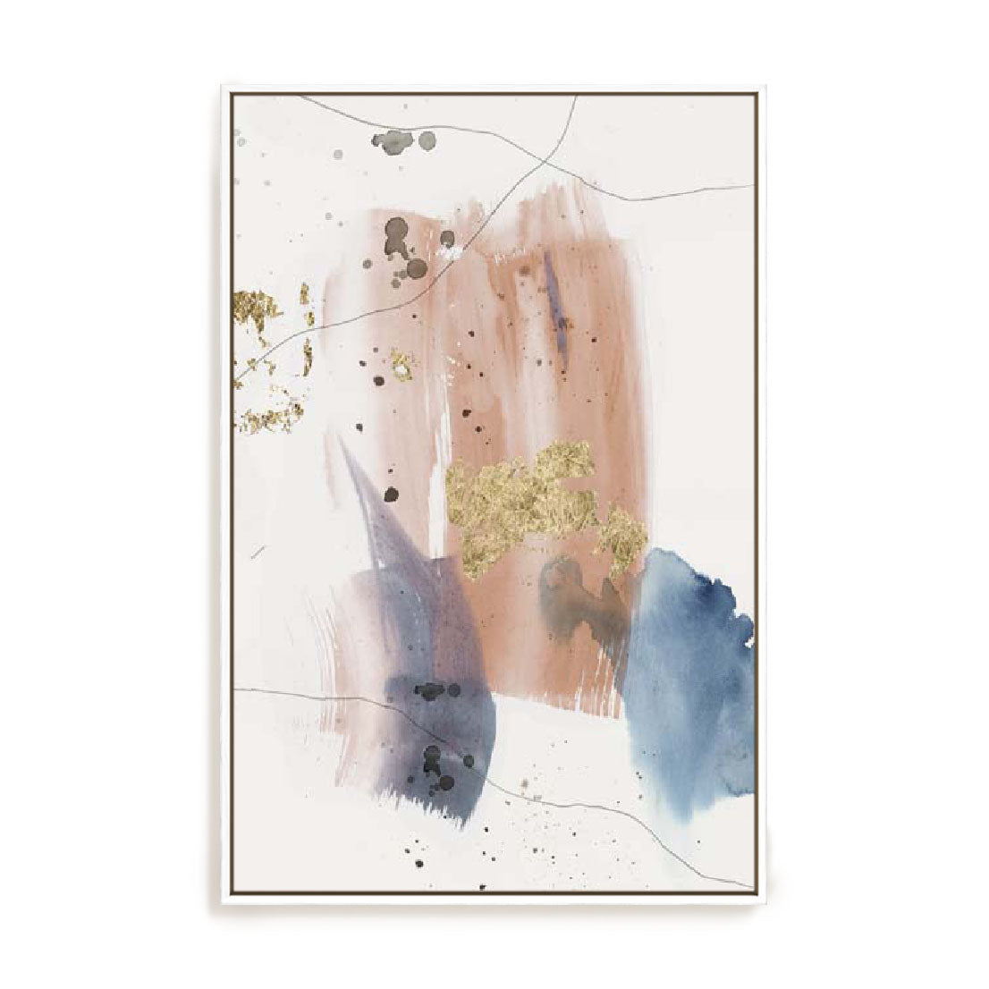 Pink Stroke I Wall Art