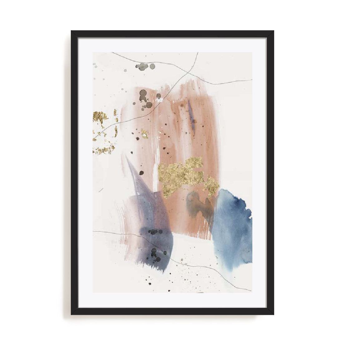 Pink Stroke I Wall Art