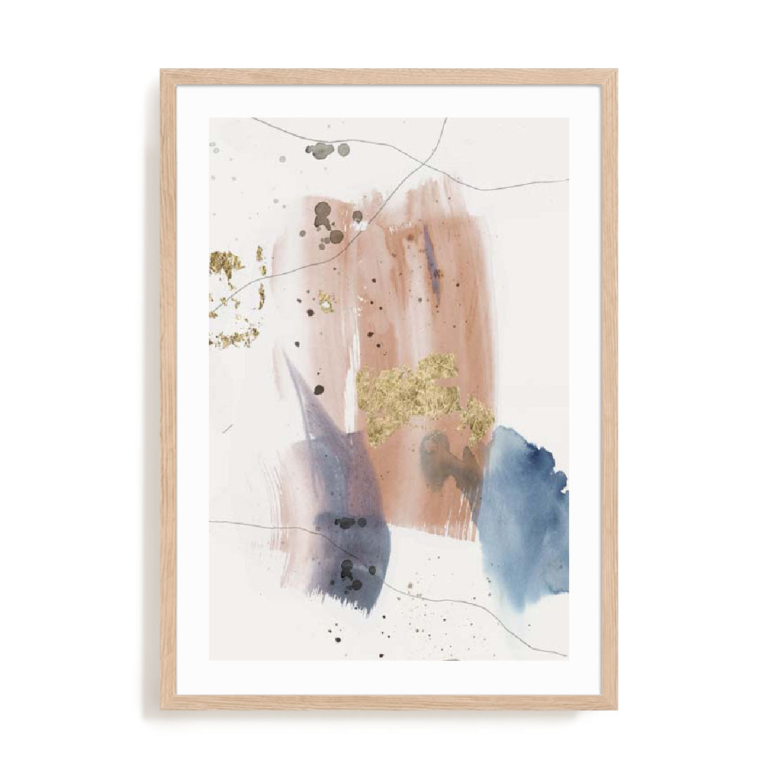 Pink Stroke I Wall Art