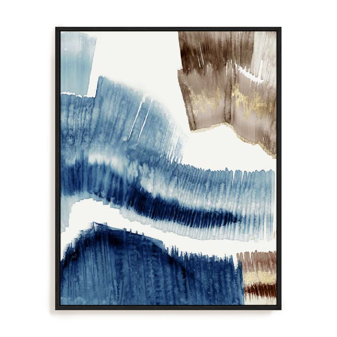 Lines of Blue I Wall Art