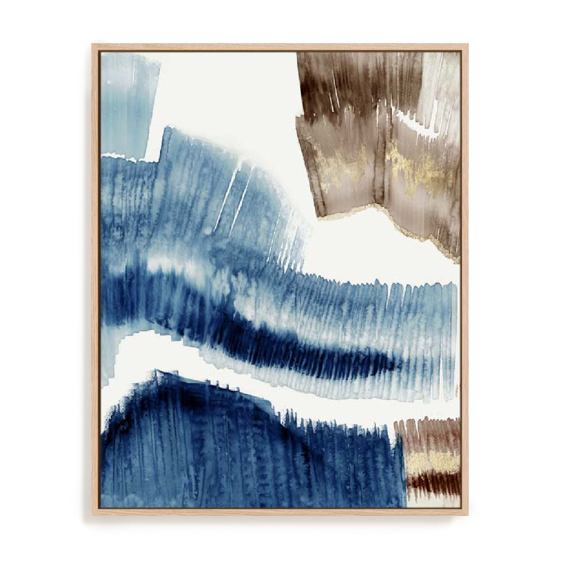 Lines of Blue I Wall Art