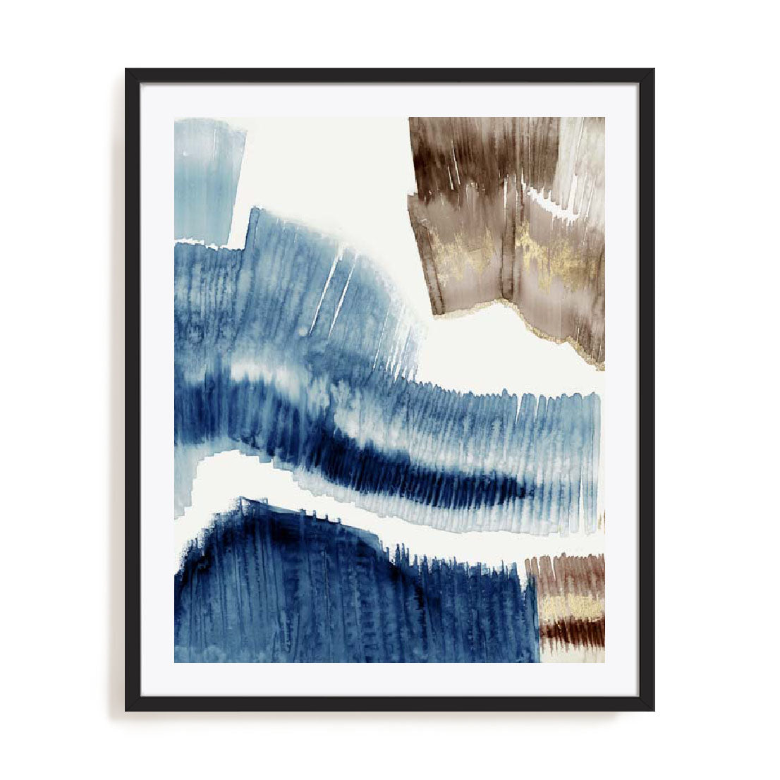 Lines of Blue I Wall Art