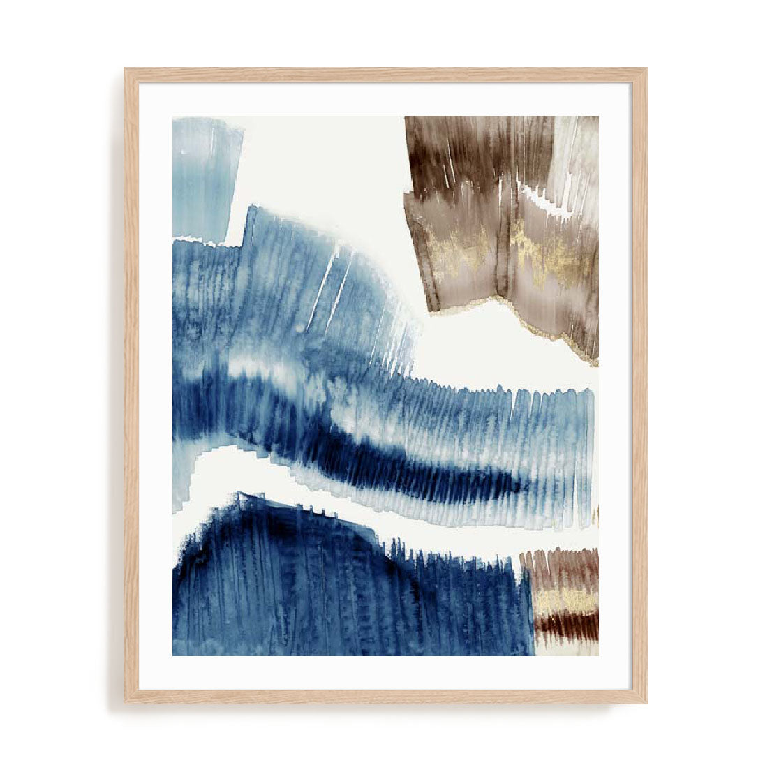 Lines of Blue I Wall Art