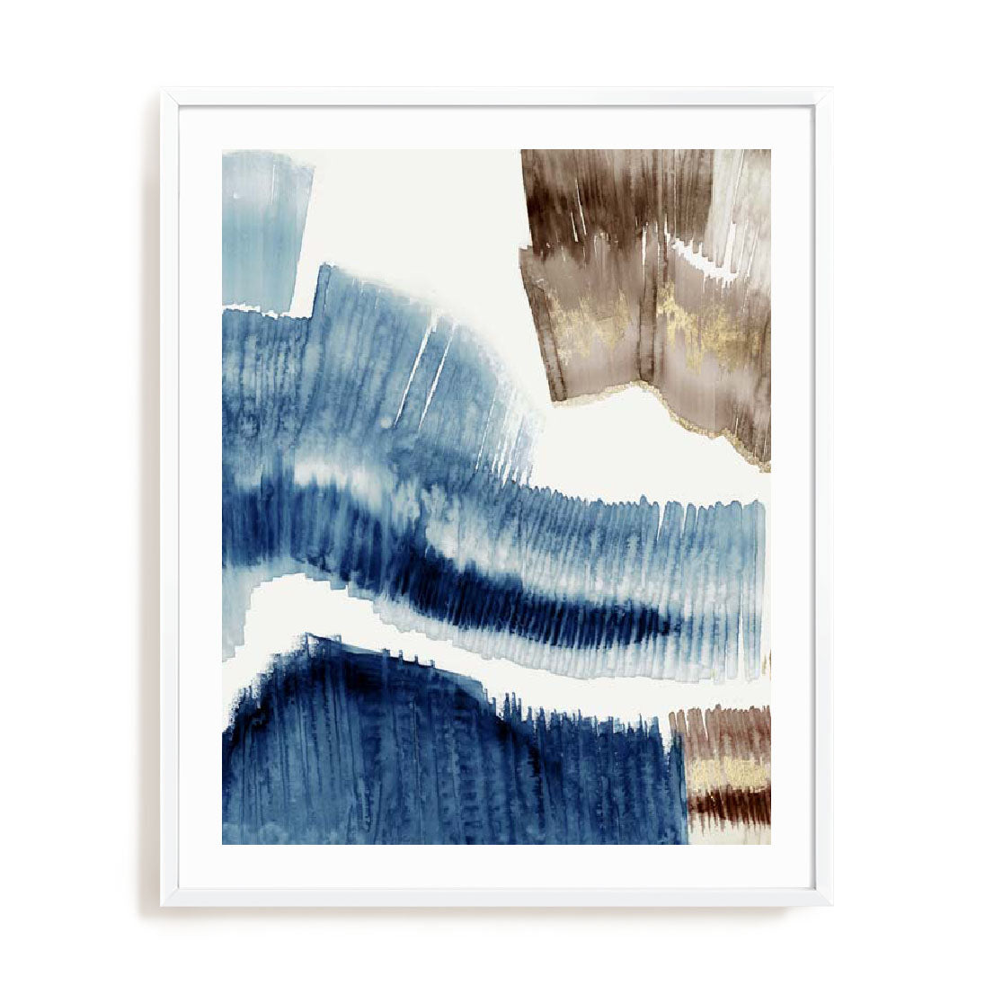 Lines of Blue I Wall Art