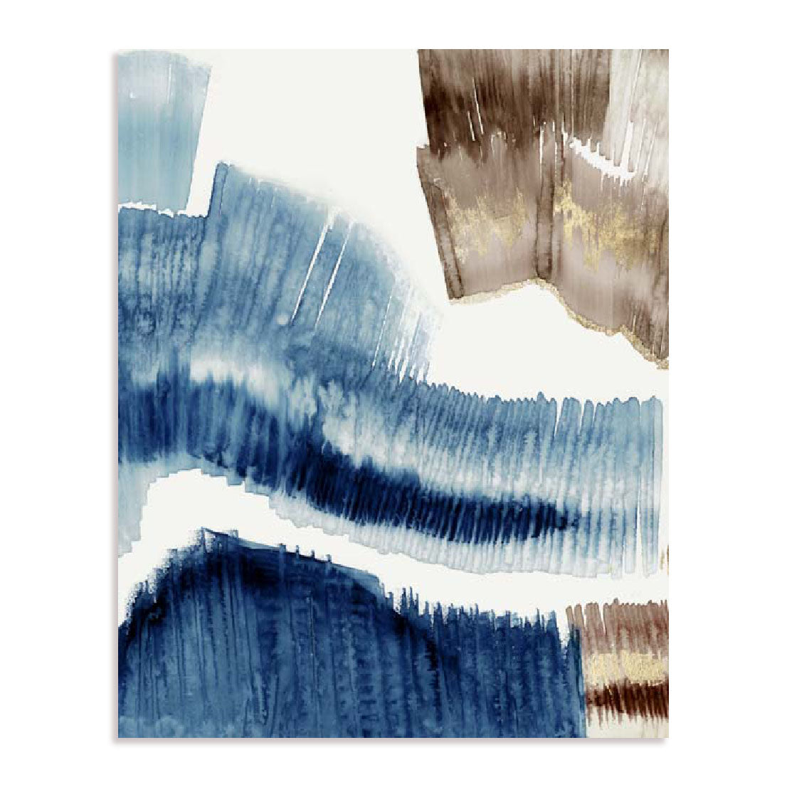 Lines of Blue I Wall Art