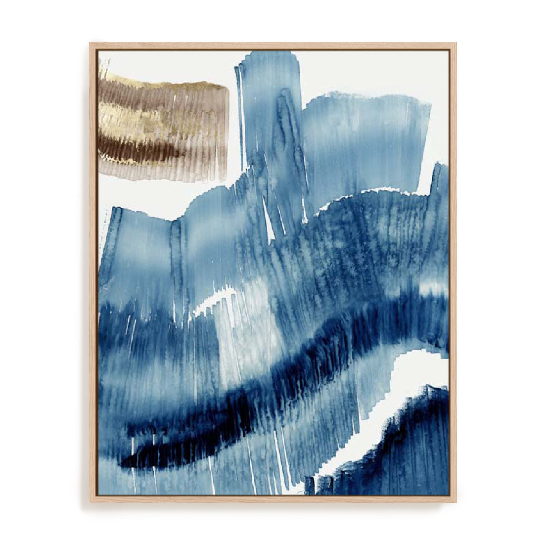 Lines of Blue II Wall Art