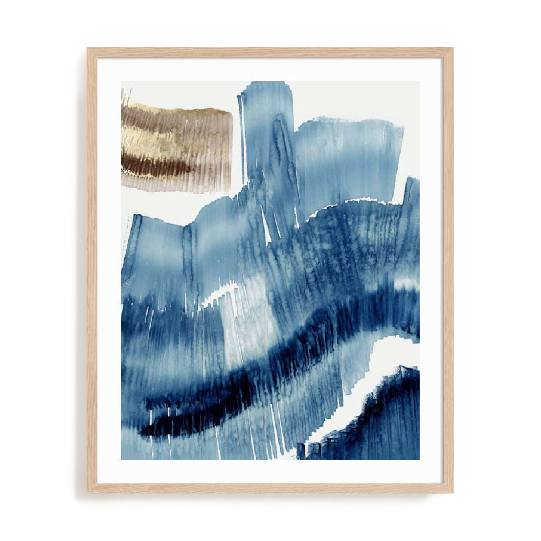 Lines of Blue II Wall Art