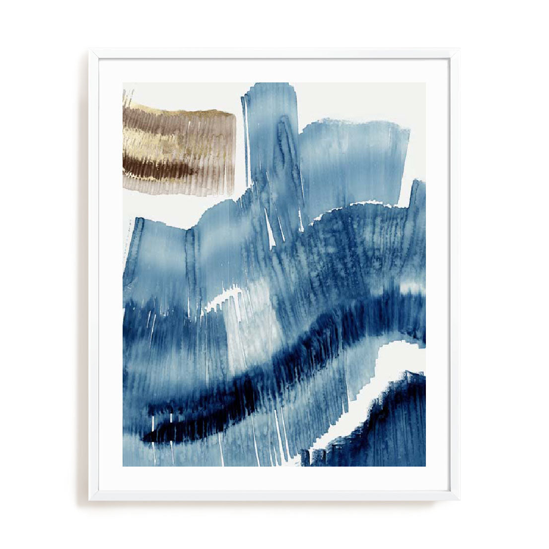 Lines of Blue II Wall Art