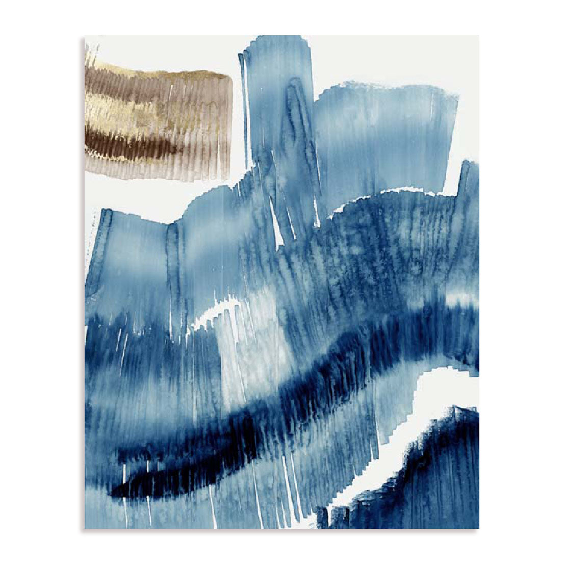 Lines of Blue II Wall Art