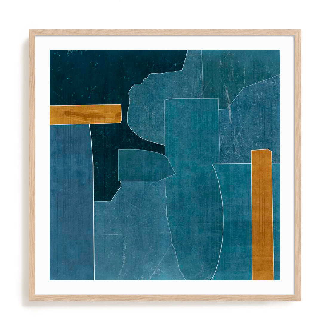 Puzzle Blue Cut Out Wall Art