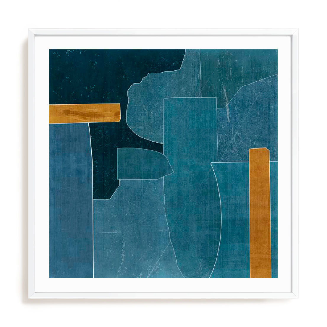 Puzzle Blue Cut Out Wall Art