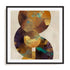 Patina Plates I Wall Art #oran_black-white-border