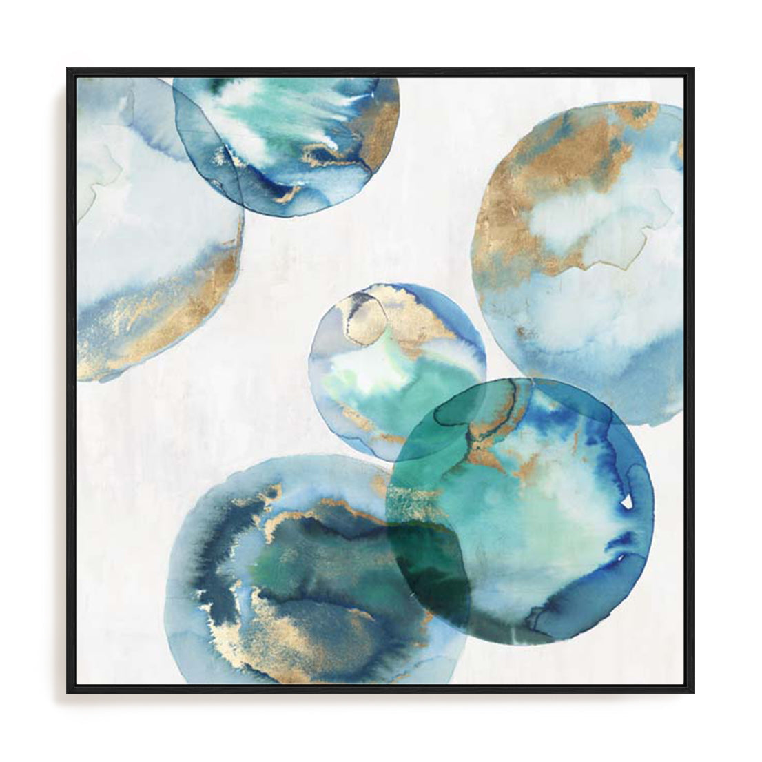 Blue Green Marbles I Wall Art