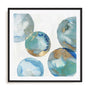 Blue Green Marbles II Wall Art