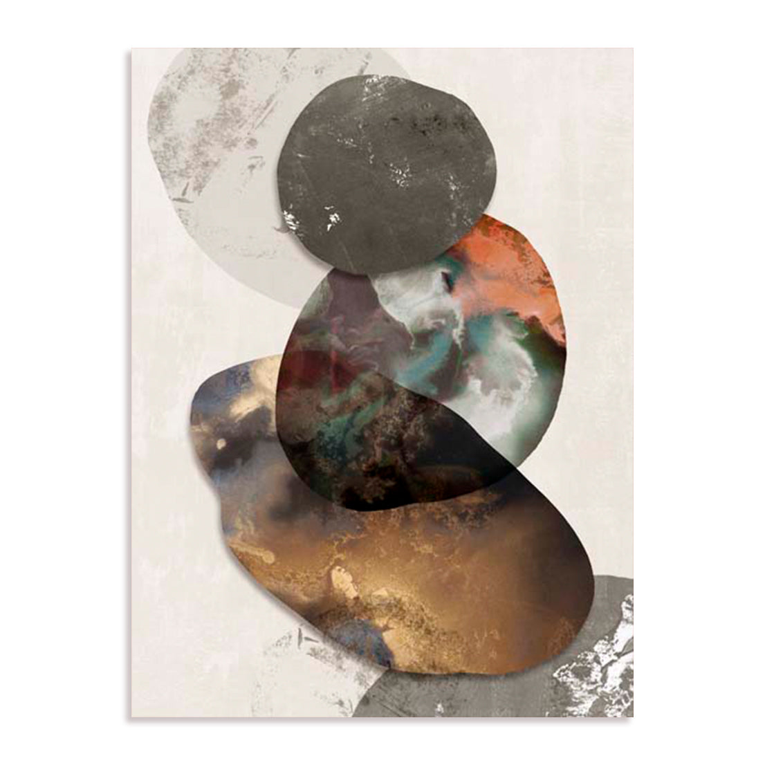 Metallic Fusion I Wall Art
