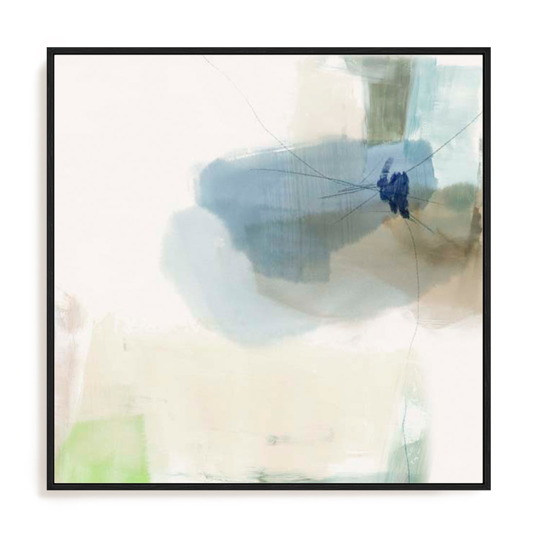 Aquamarine Whispers I Wall Art