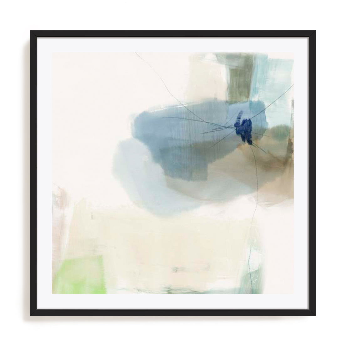 Aquamarine Whispers I Wall Art