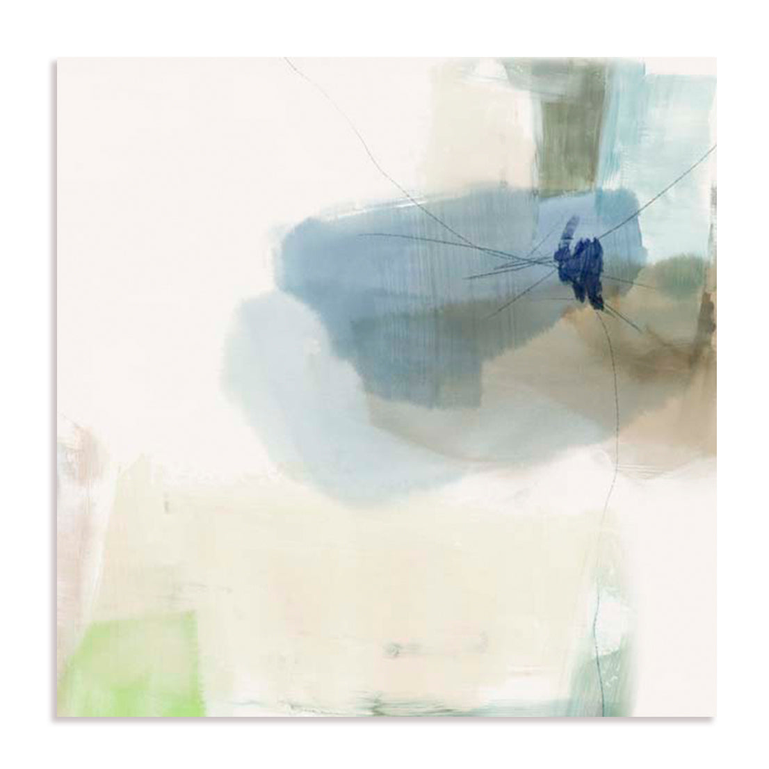 Aquamarine Whispers I Wall Art