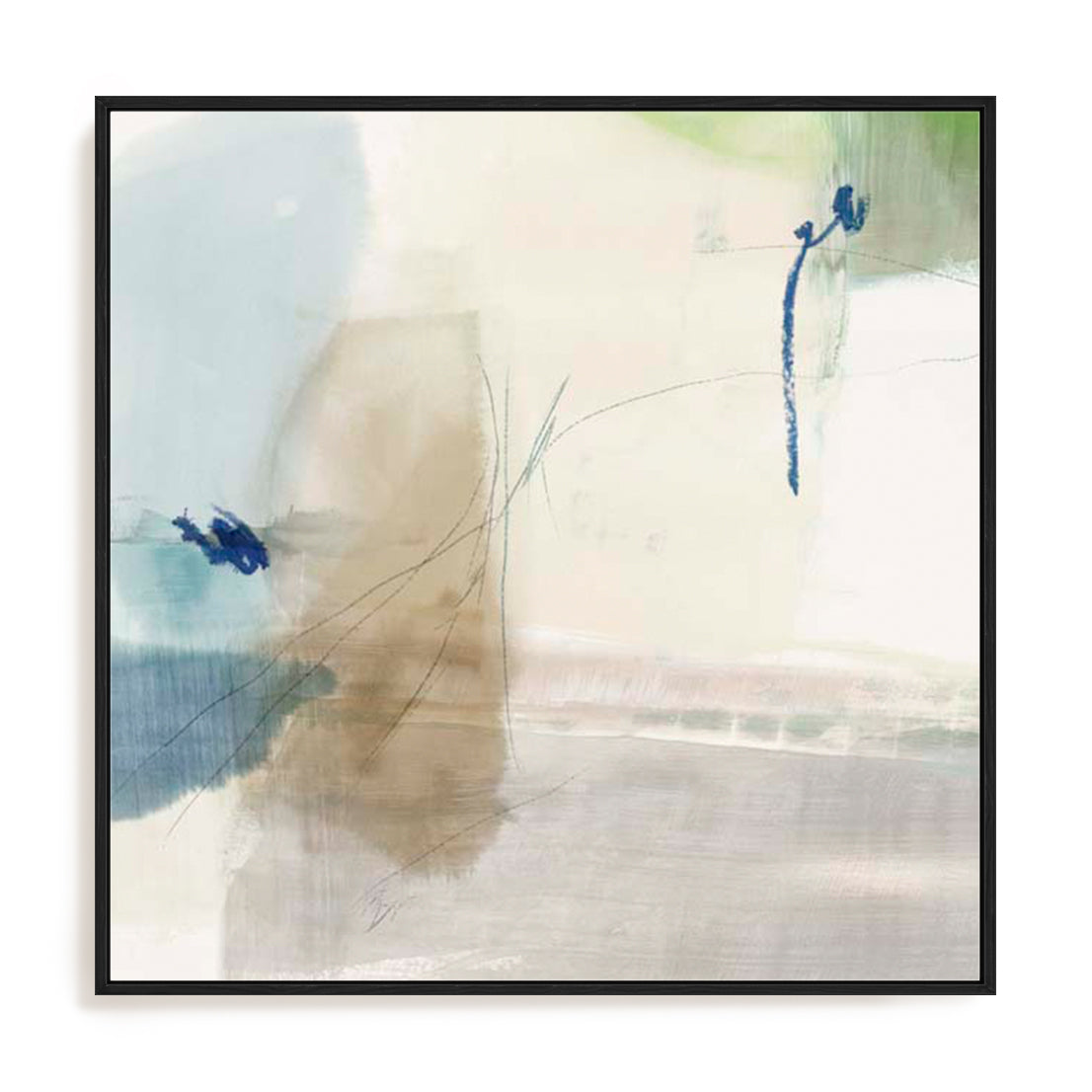 Aquamarine Whispers II Wall Art