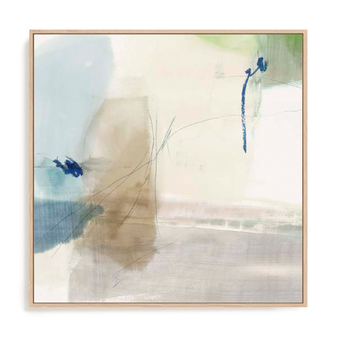 Aquamarine Whispers II Wall Art