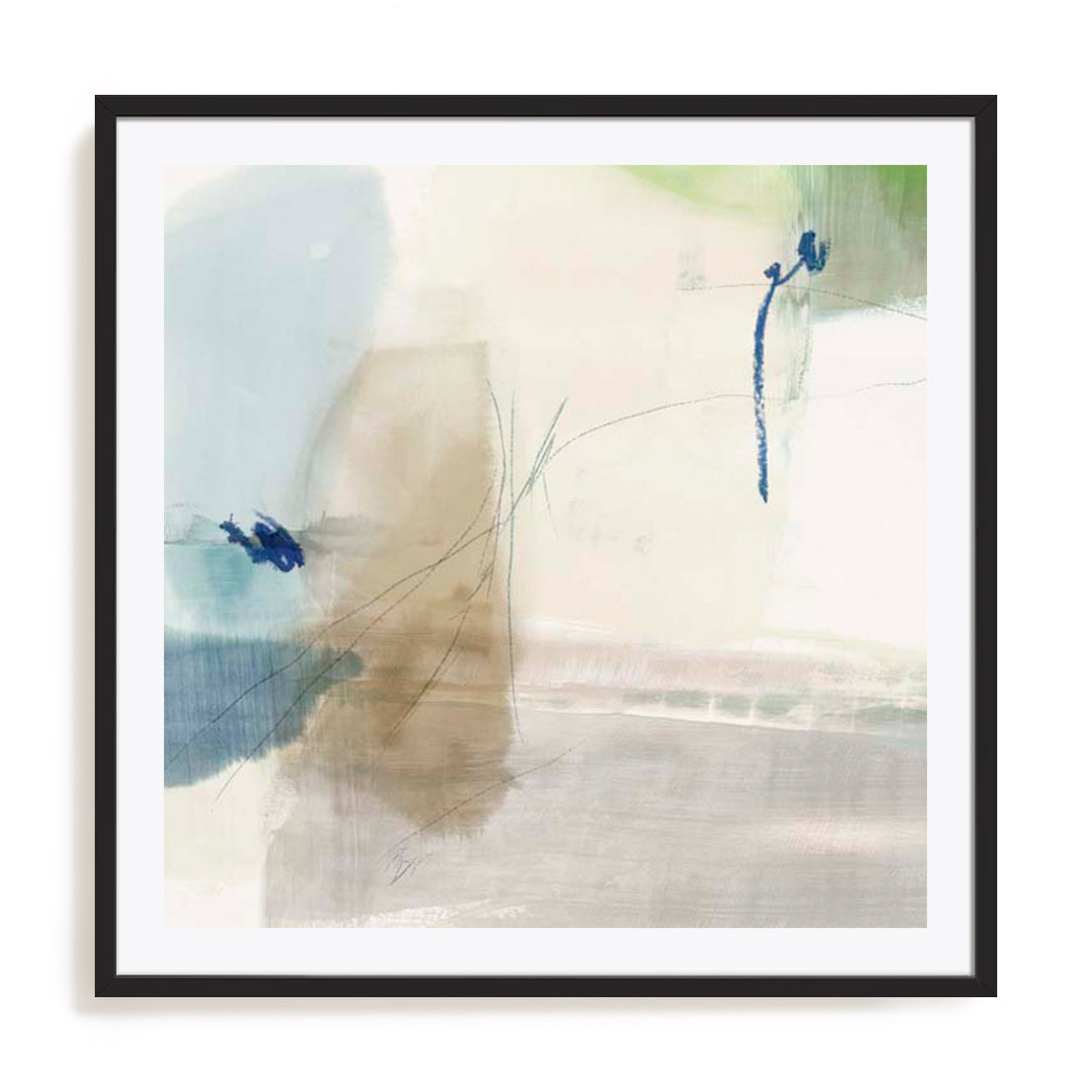 Aquamarine Whispers II Wall Art