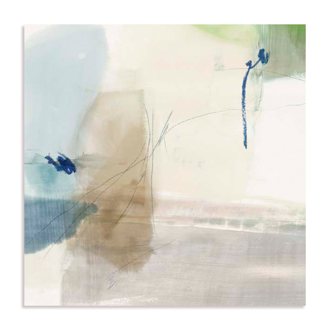 Aquamarine Whispers II Wall Art