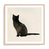 Le Chat Noir I Wall Art #oran_natural-white-border