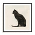 Le Chat Noir II Wall Art #oran_black-white-border