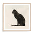 Le Chat Noir II Wall Art #oran_natural-white-border