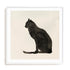 Le Chat Noir II Wall Art #oran_white-white-border