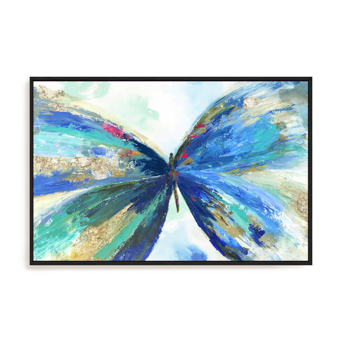 Blue Butterfly Wall Art