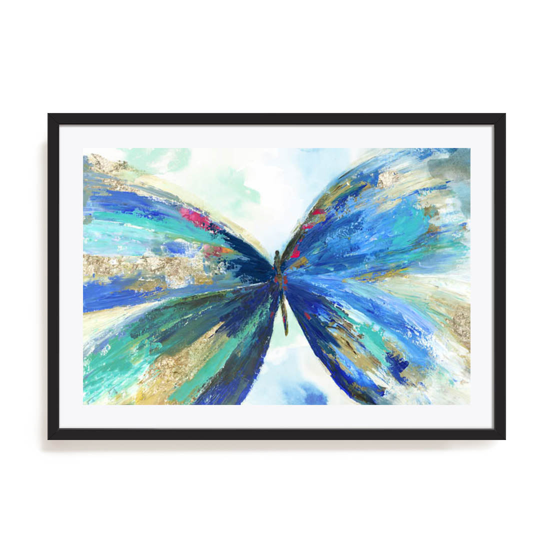Blue Butterfly Wall Art