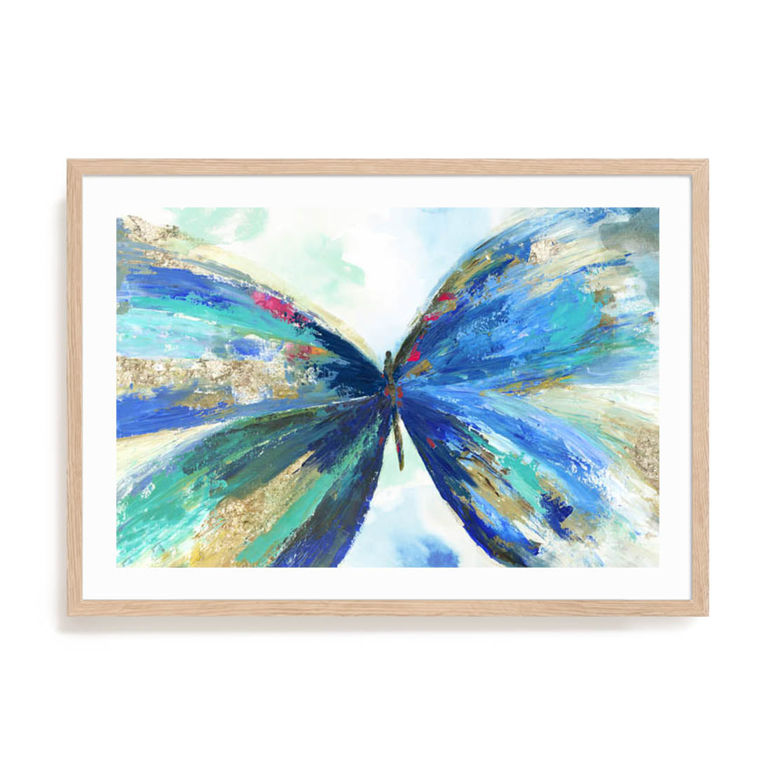 Blue Butterfly Wall Art