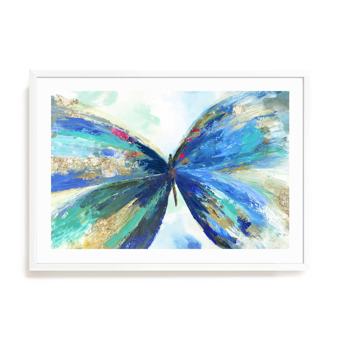 Blue Butterfly Wall Art