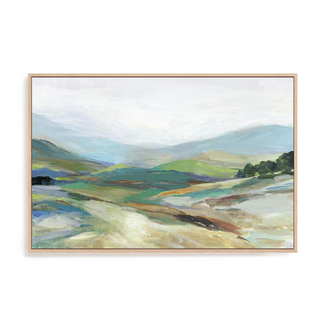 Misty Landscape Wall Art