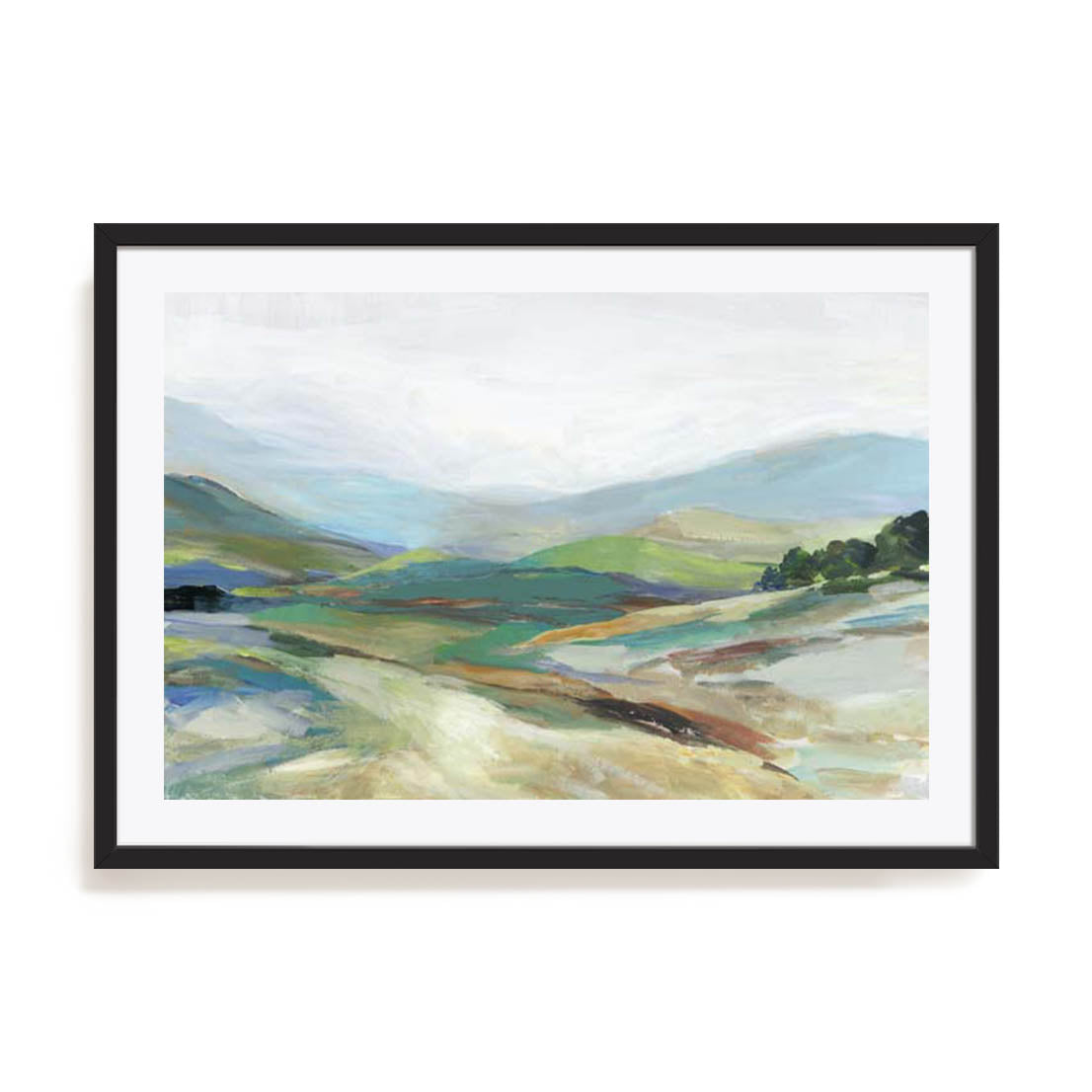 Misty Landscape Wall Art