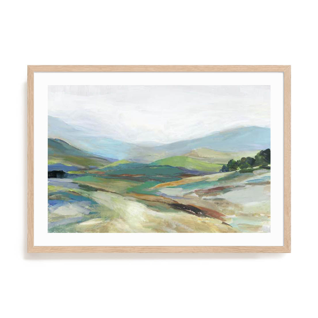 Misty Landscape Wall Art