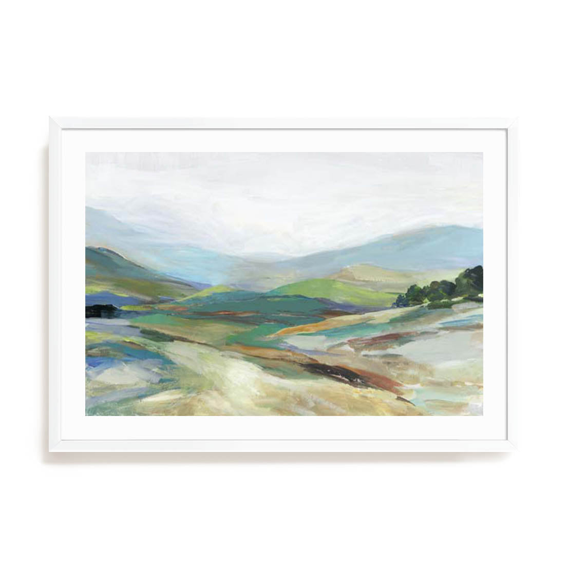 Misty Landscape Wall Art