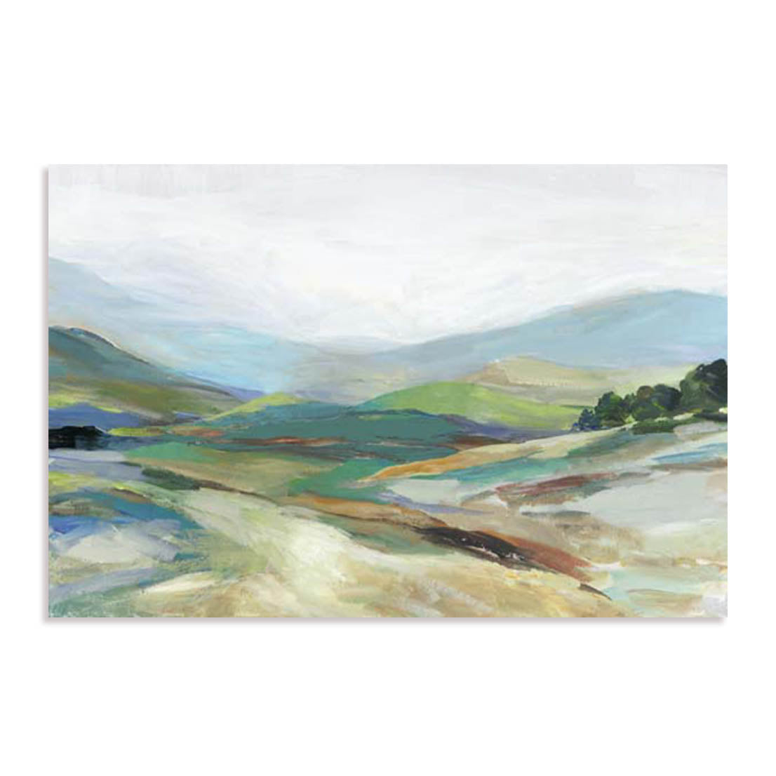 Misty Landscape Wall Art