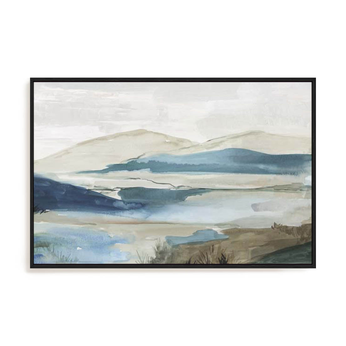 Misty Blue Mountains Wall Art